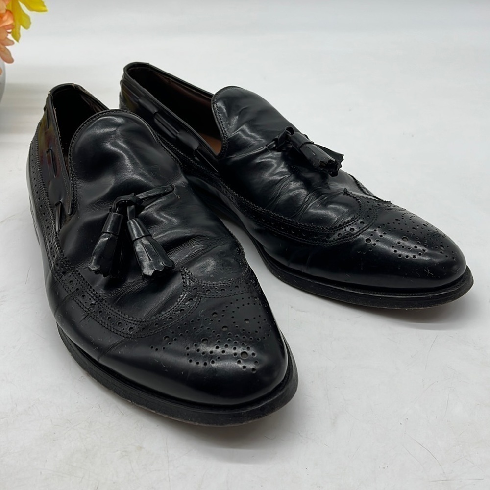 Allen Edmonds Black Berwick Tassel Loafer Size 8.5. MS2415A